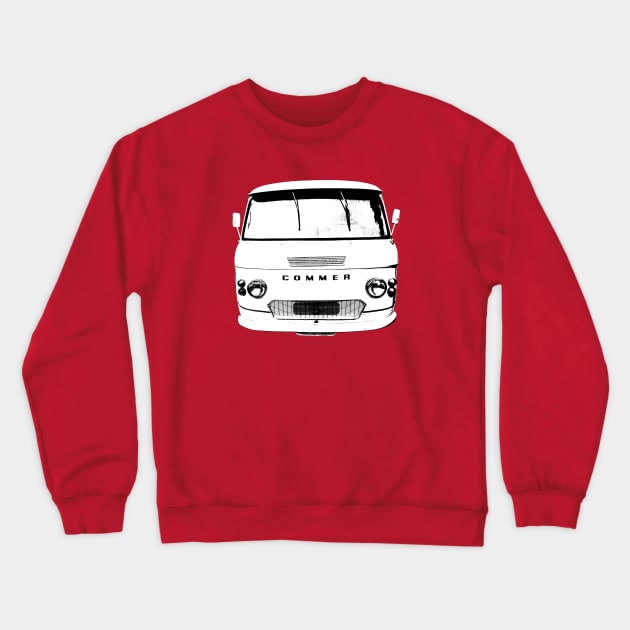 Commer PB classic light van monoblock black/white Crewneck Sweatshirt by soitwouldseem